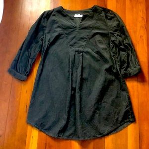 Sustainable cotton corduroy tunic
